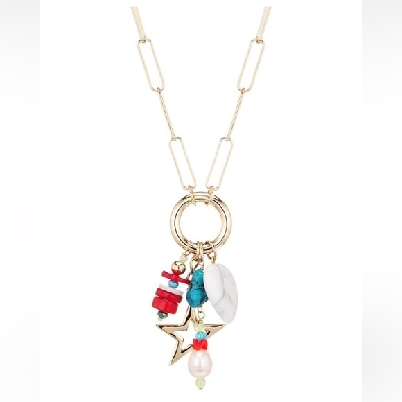 Dannijo San Juan Charm Necklace New - Picture 1 of 6